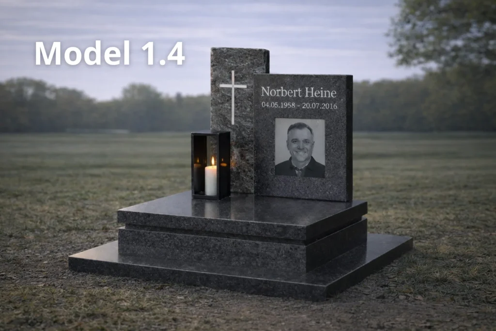 model nagrobka 4.1 urnowy