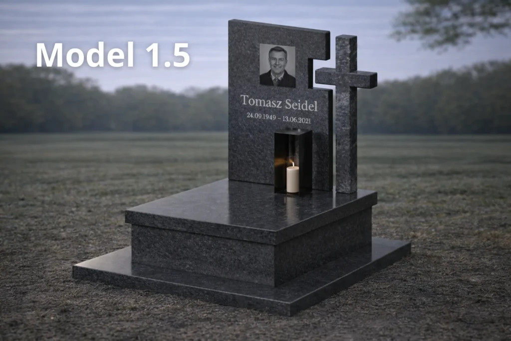 model nagrobka 5.1 urnowy