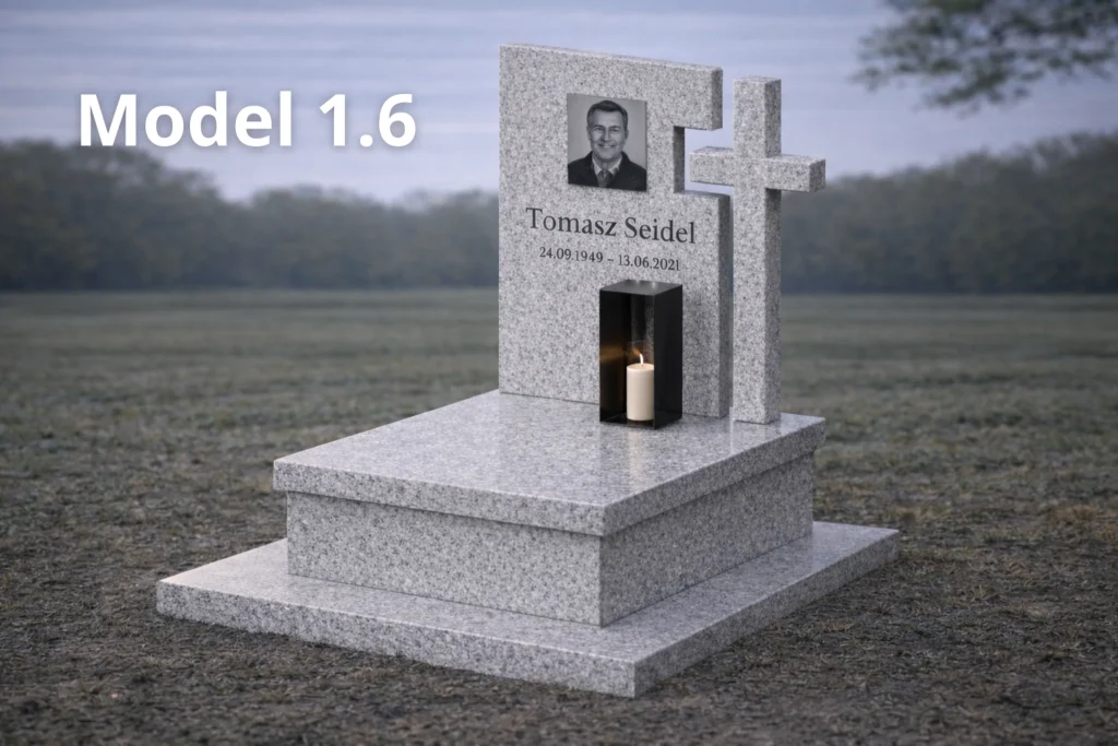 model nagrobka 6.1 urnowy